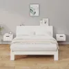 vidaXL Nástěnné noční stolky 2 ks. Bílé 34x30x20 cm Náhled obrázku produktu 2