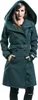 Vixxsin Wintermantel Damen Decay Coat Petrol M Produktbild-Vorschau 7
