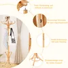 COSTWAY Garderobenständer 184cm, Kleiderständer Holz, Produktbild-Vorschau 3
