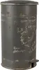 Clayre & Eef Treteimer 6Y4244 Grau Ø 27x45 cm Vintage Produktbild-Vorschau 2