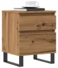 vidaXL Table de nuit Artisan-Chêne 40x35x50 cm Bois Voir les images du produit 2