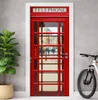 Türtapete selbstklebend | 200 x 90 cm Rote englische Produktbild-Vorschau 6