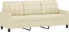 vidaXL 3-Sitzer-Sofa Creme 180 cm Kunstleder Produktbild-Vorschau 1
