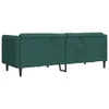 vidaXL Sofa 3-Sitzer Dunkelgrün Stoff Produktbild-Vorschau 6