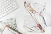 MuchoWow® Mauspad Mousepad Marmor - Weiß - Rot - Gold 18x27 Produktbild-Vorschau 5