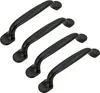 Elegante Möbelgriffe aus mattem Schwarz – 4er-Set, 96 mm Produktbild-Vorschau 1
