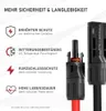 SIGA Solarkabel 4mm² 10m Verlängerungskabel Set Rot & Produktbild-Vorschau 4
