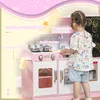 AIYAPLAY Kinderküche Spielküche mit Spielzeug Telefon, Produktbild-Vorschau 6