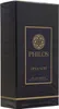 A black box of perfume with gold lettering and a circular emblem. Voir les images du produit