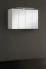 SAM® Badezimmer Spiegelschrank 120 cm Hochglanz weiß ZÜRICH Produktbild-Vorschau 1