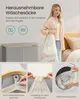 SONGMICS Wäschekorb mit Deckel, Wäschesammler mit 4 Produktbild-Vorschau 5