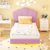 okwish Polsterbett Plattformbett 90×200 cm mit Lattenrost, Produktbild-Vorschau 6