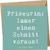 Mr. & Mrs. Panda Grußkarte Spruch Friseurin Kunst - Produktbild-Vorschau 1