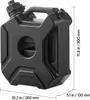 Bidon de carburant VEVOR 5 L, bidon d'essence avec bec Voir les images du produit 8