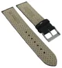 Herzog Echt Strauß Uhrenarmband schwarz Leder Ton in Ton Produktbild-Vorschau 5