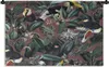MuchoWow® Wandteppich Wandbehang Blumen - Tukan - Blätter Produktbild-Vorschau 1