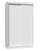 Kleiderschrank 120 cm mit Schiebetüren RANNO 1 – weiß Produktbild-Vorschau 1