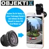 OBJEKTIX Handy Objektiv Set Smartphone Linsen Fisheye Produktbild-Vorschau 3
