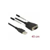 Delock Serieller Adapter - USB Typ A (M) bis DB-9 (M) Produktbild-Vorschau 3
