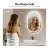 EMKE LED Badspiegel 70x50cm Badspiegel beschlagfrei Produktbild-Vorschau 2