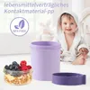 Müslibecher mit Gabel und Löffel, auslaufsicherer Produktbild-Vorschau 5