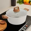 Marmortopf 28 cm mit Deckel Bergner BG-30643 Naturally Produktbild-Vorschau 2