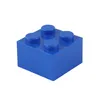 A single blue LEGO brick on a white background. Voir les images du produit
