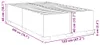 vidaXL Bettgestell ohne Matratze Schwarz 120x200 cm Samt Produktbild-Vorschau 8