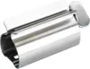 A close-up studio shot of a stainless steel tube squeezer. Produktbild-Vorschau
