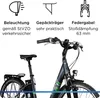 Zündapp Green 3.7 E Bike Damenfahrrad anthrazit Produktbild-Vorschau 5