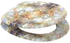 SANILO® Asiento de inodoro de mármol marrón, tapa de Vista previa de la imagen del producto 3