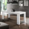 Weißer Hochglanz-Esstisch ausziehbar 140-190x90cm für Produktbild-Vorschau 7