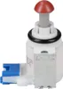 A close-up product shot of a dishwasher solenoid valve. Produktbild-Vorschau