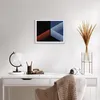 Gerahmtes Poster - Weißer Rahmen - Abstraktion Schwarz Blau Produktbild-Vorschau 6