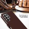 Selencia Bibliothèque en cuir véritable pour le Samsung Voir les images du produit 2