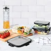 Silberthal Frischhaltedosen Vorratsdosen Glas Edelstahl 3er Produktbild-Vorschau 1