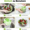 Salatschleuder mit Deckel, 4,5L Salatschüssel und Masche, Produktbild-Vorschau 5
