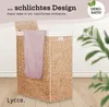 Lycce Wäschekorb mit Deckel Nischenwäschekorb Seegras Produktbild-Vorschau 7