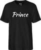 Huuraa Herren T-Shirt Prince Schriftzug 3XL Black Bio Produktbild-Vorschau 2