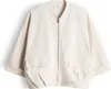 Opus Damen Sweatshirt Beige mit Reißverschluss, Produktbild-Vorschau 1