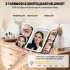 LED Kosmetikspiegel aufladbar, faltbar 3-fach, Produktbild-Vorschau 6