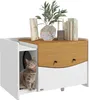 PawHut armoire à litière pour chat, armoire à litière avec Voir les images du produit 1