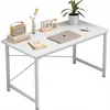Biely počítačový stôl pre mládež, moderný loft, 100 cm Náhľad obrázku produktu 1