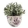 Clayre & Eef Doniczka Ø 15x11 cm Fioletowa Zielona Podgląd zdjęcia produktu 2