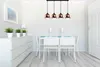 LUXOLAR - Lampa wisząca 4 płomienie szklany klosz Podgląd zdjęcia produktu 6