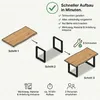 Baumkantentisch Cali 280 x 100 cm, Akazienholz massiv Produktbild-Vorschau 9