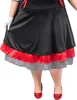 Süsse Pantomime Damenkostüm Clownfrau schwarz-weiss - XXL Produktbild-Vorschau 5