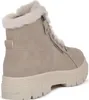 A side view of a cream-colored winter boot with faux fur lining. Anteprima dell’immagine prodotto