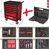 KS TOOLS RACINGline SCHWARZ/ROT Werkstattwagen mit 7 Produktbild-Vorschau 2