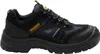 A side view of a black and blue Dockers safety shoe. Produktbild-Vorschau